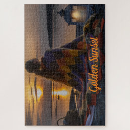 Aangepaste foto en tekst legpuzzel
