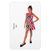 Aangepaste FOTO en tekst. Magneet (Verticaal)