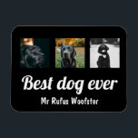 Aangepaste foto en tekst magneet<br><div class="desc">Voeg uw eigen foto en tekst toe aan deze aanpasbare magneet,  die aan uw vereisten van Ricaso is aangepast</div>