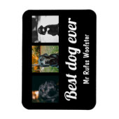 Aangepaste foto en tekst magneet (Verticaal)