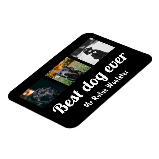 Aangepaste foto en tekst magneet (Linkerzijde)