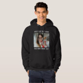 Aangepaste foto en tekst of naam hoodie (Voorkant volledig)