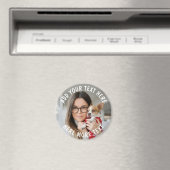 Aangepaste foto en tekst of naam magneet (Insitu (Vaatwasser))