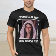 Aangepaste foto en tekst of naam witte rand