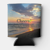 Aangepaste foto en tekst op maat blikjeskoeler (Voorkant)