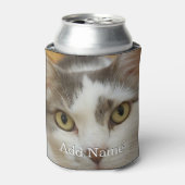 Aangepaste foto en tekst op maat blikjeskoeler (Blikje Voorkant)