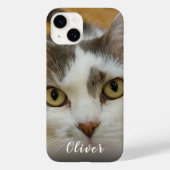 Aangepaste foto en tekst op maat Case-Mate iPhone case (Achterkant)