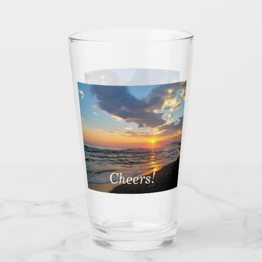 Aangepaste foto en tekst op maat glas (Achterkant)