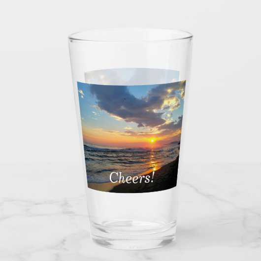 Aangepaste foto en tekst op maat glas (Voorkant)
