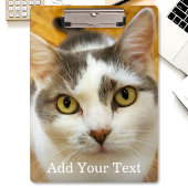 Aangepaste foto en tekst op maat klembord