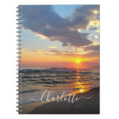 Aangepaste foto en tekst op maat notitieboek (Voorkant)