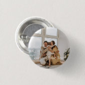 Aangepaste foto en tekst Persoonlijk Ronde Button 3,2 Cm (Voorkant /achterkant)