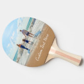 Aangepaste foto en tekst Ping Pong Paddle Tafeltennisbatje (Zijkant)