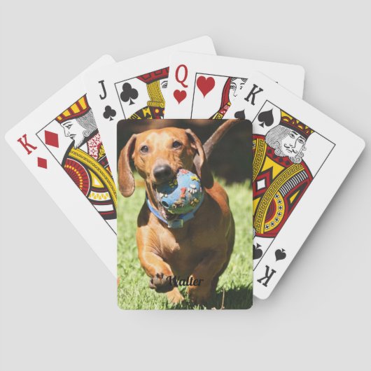 Aangepaste foto en tekst pokerkaarten (Achterkant)