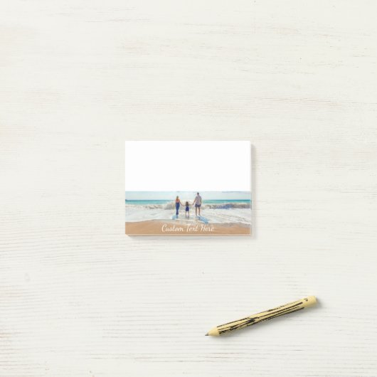 Aangepaste foto en tekst Post it Notes (Op bureau)
