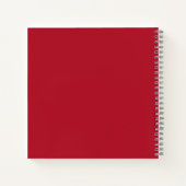 Aangepaste foto- en tekst romantisch cadeau - Gepe Notitieboek (Achterkant)