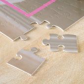 Aangepaste foto- en tekst romantische cadeau - Gep Legpuzzel (Zijkant)