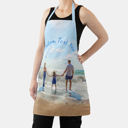 Aangepaste foto en tekst Schort Uw foto's Gift (Insitu)