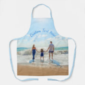 Aangepaste foto en tekst Schort Uw foto's Gift (Voorkant)