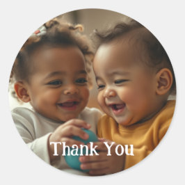 Aangepaste Foto en Tekst Sticker