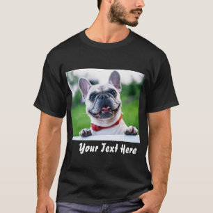Aangepaste foto en tekst T-Shirt
