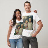 Aangepaste foto en tekst t-shirt (Unisex)