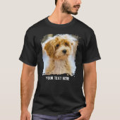 Aangepaste foto en tekst t-shirt (Voorkant)