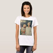 Aangepaste foto en tekst t-shirt (Voorkant volledig)