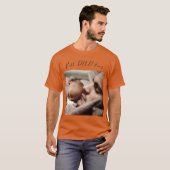 Aangepaste foto en tekst T-shirt - Beste DAD ooit (Voorkant volledig)