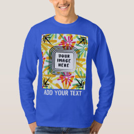 Aangepaste foto en tekst toevoegen t-shirt