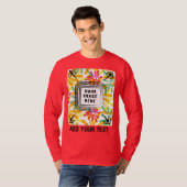 Aangepaste foto en tekst toevoegen t-shirt (Voorkant volledig)