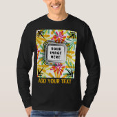 Aangepaste foto en tekst  toevoegen t-shirt (Voorkant)