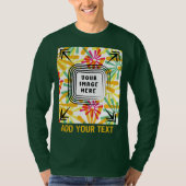 Aangepaste foto en tekst  toevoegen t-shirt (Voorkant)