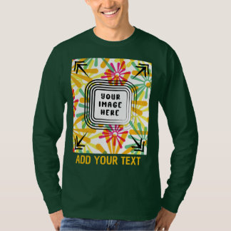 Aangepaste foto en tekst  toevoegen t-shirt