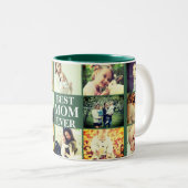 Aangepaste foto en tekst tweekleurige koffiemok (Voorkant rechts)