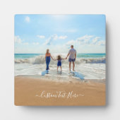 Aangepaste foto en tekst - Uniek uw eigen ontwerp Fotoplaat (Voorkant)