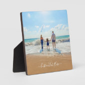 Aangepaste foto en tekst - Uniek uw eigen ontwerp Fotoplaat (Voorkant)