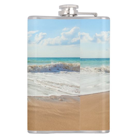 Aangepaste foto en tekst - Uniek uw eigen ontwerp  Heupfles (Achterkant)