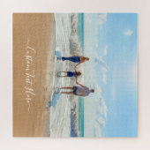 Aangepaste foto en tekst - Uniek uw eigen ontwerp  Legpuzzel (Horizontaal)