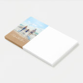 Aangepaste foto en tekst - Uniek uw eigen ontwerp  Post-it® Notes (Schuin)