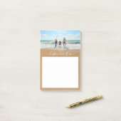 Aangepaste foto en tekst - Uniek uw eigen ontwerp  Post-it® Notes (Op bureau)