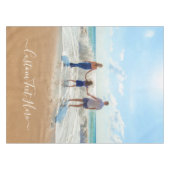 Aangepaste foto en tekst - Uniek uw eigen ontwerp  Tafelkleed (Voorkant (Horizontaal))