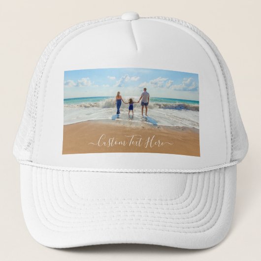 Aangepaste foto en tekst - Uniek uw eigen ontwerp  Trucker Pet (Voorkant)