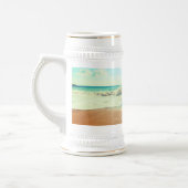 Aangepaste Foto en Tekst Uw Eigen Ontwerp Beer Ste Bierpul (Links)