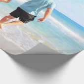 Aangepaste foto en tekst - Uw eigen ontwerp - Best Cadeaupapier (Hoek)