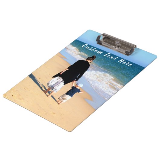 Aangepaste foto en tekst - Uw eigen ontwerp - Best Klembord (Gekanteld)