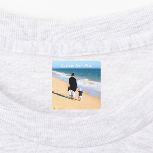 Aangepaste foto en tekst - Uw eigen ontwerp - Best Labels (Aangebracht)