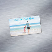 Aangepaste foto en tekst - Uw eigen ontwerp - Best Magnetisch Visitekaartje (Voorbeeld)