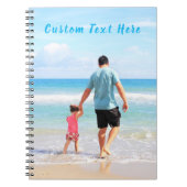 Aangepaste foto en tekst - Uw eigen ontwerp - Best Notitieboek (Voorkant)