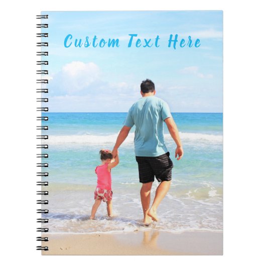 Aangepaste foto en tekst - Uw eigen ontwerp - Best Notitieboek (Voorkant)